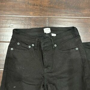 Jcrew Factory - Mid Rise skinny black jeans - size 25
